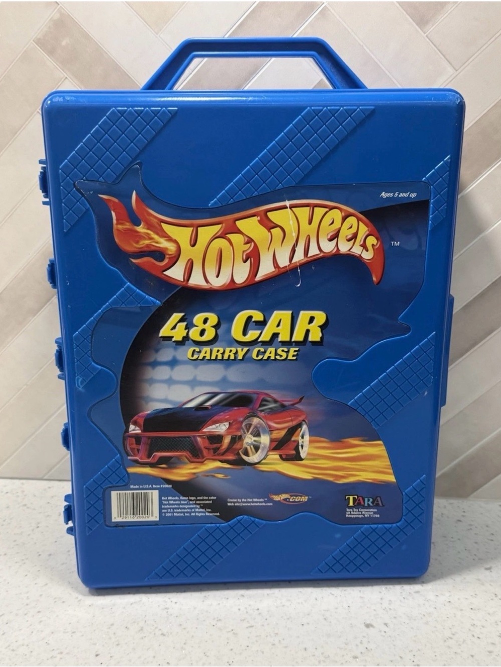 Vintage 1998 Mattel Hot Wheels 48 Car Carry
Case Racing Storage Box Tara EUC
